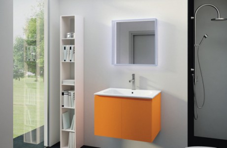 Gelbe Badezimmer-Möbel, Waschtische auf Maß | Badezimmer-Direkt