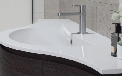 Mineralguss-Waschbecken