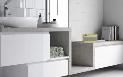 Waschbecken mit Unterschrank 80 cm