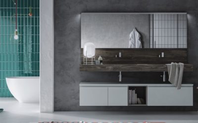 Doppelwaschtisch aus HPL